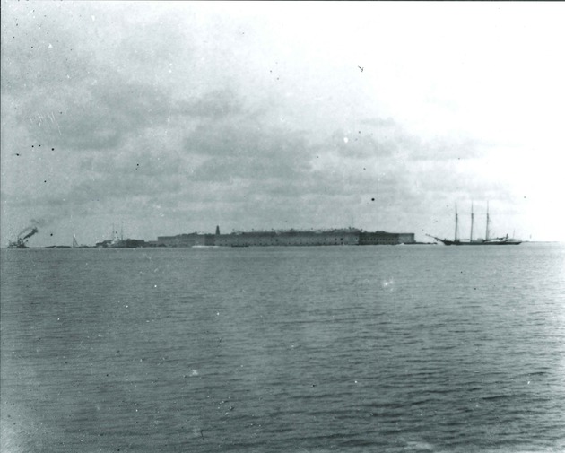 Fort from ocean view