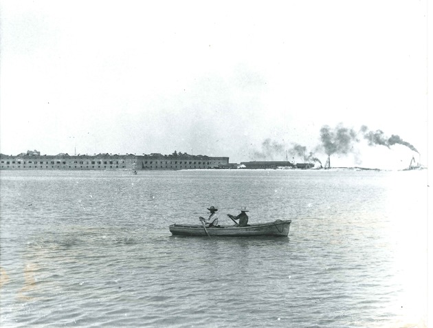 Fort from ocean view