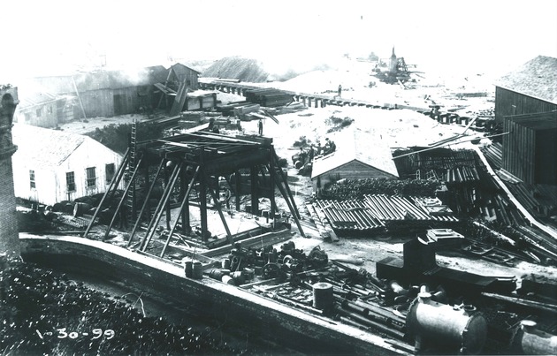 Coaling dock construction