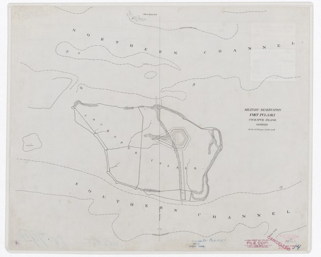 Plan of Officers Quarters - 