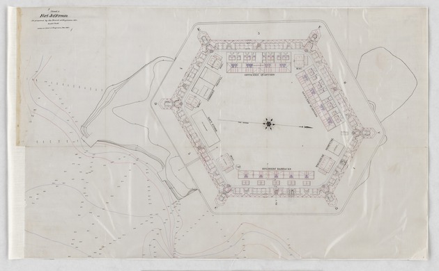 Plan showing Roofs of Arches