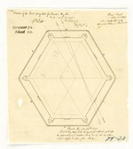 Sketch showing condition and progress of work