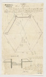 Plan of Bastion, Magazine, and Adjoining Casemates