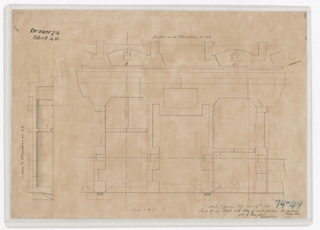 Plan and Sections of Barbette Magazine-Traverse