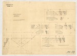 Sketches of building positions and grillage of large magazines