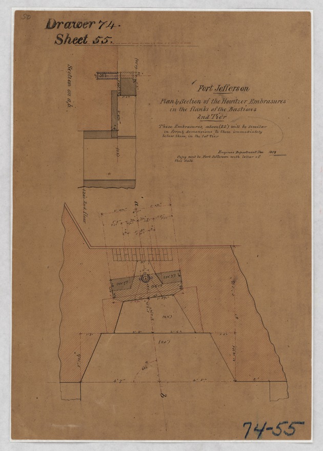 Plans, Sections, and Elevations of a Detached Magazine