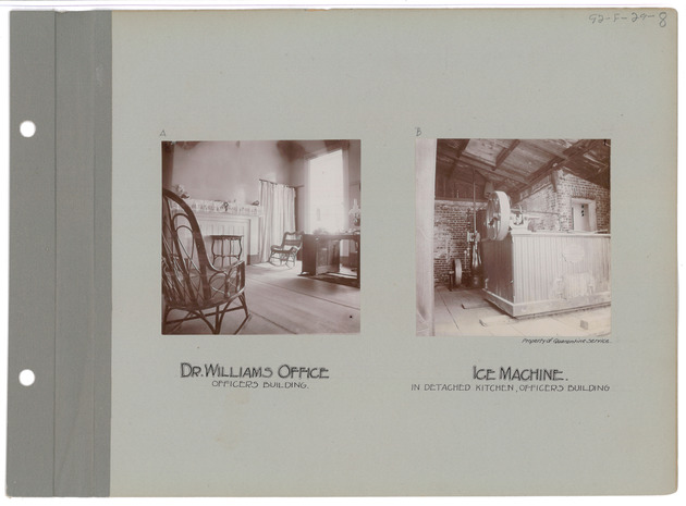 Dr. William's Office and Ice Machine
