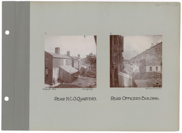 Rear N.C.O. Building and Rear Officers Building