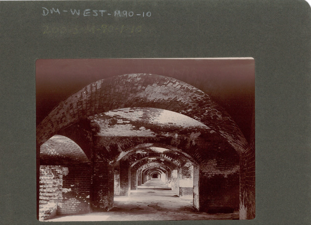 Inner casemate walls and arches