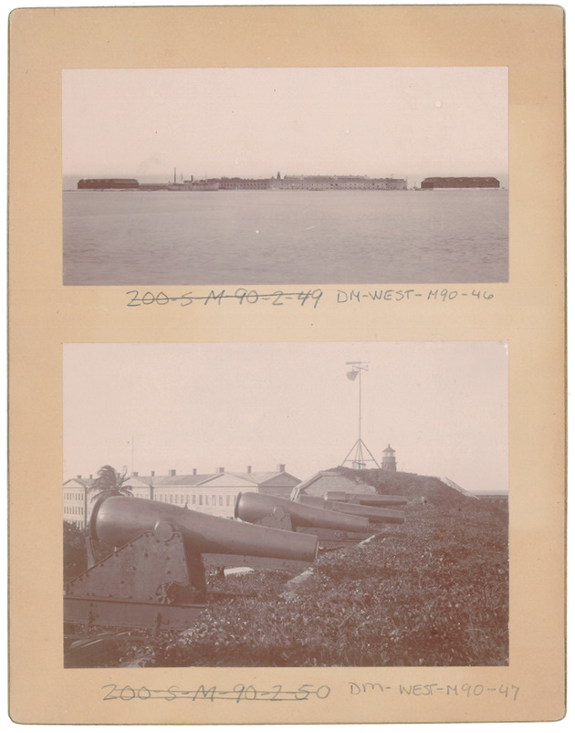Fort Jefferson and Coaling Sheds, Parapet - Recto