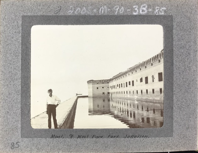 Moat and West Face, Fort Jefferson