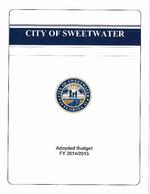 City of Sweetwater : Adopted budget  FY2014/2015