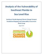 [2012-08] Analysis of the vulnerability of Southeast Florida to sea level rise