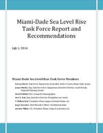 Miami-Dade Sea Level Rise Task Force report and recommendations