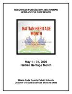 Resources for celebrating and recognition of Haitian heritage / culture month