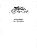 City of Miami Tree Master Plan