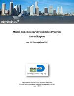 Miami-Dade County's Brownfileds program, Annual report, June 2012 through June 2013