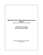 Miami River Basin water quality improvement report