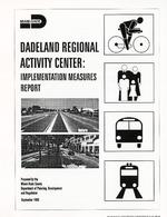 Dadeland regional activity center : Implementation measures report