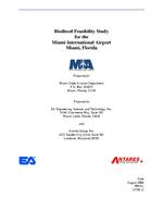 Biodiesel feasibility study for the Miami International Airport Miami, Florida