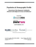 Miami DDA - Population and demographic profile
