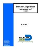 Miami-Dade County, Florida comprehensive emergency management plan (CEMP), volume 1