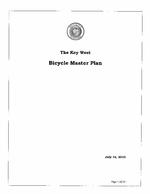 The Key West bicycle master plan