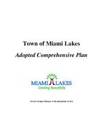 Town of Miami Lakes : Adopted comprehensive plan