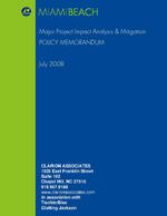 [2008-07] Major project impact analysis & mitigation policy memorandum