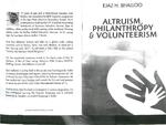 Altruism, Philanthropy, and Volunteerism