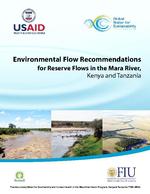 Environmental flow recommendations
for reserve flows in the Mara River, Kenya and Tanzania