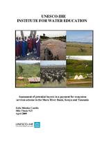[2009-04-01] Assessment of potential buyers in a payment for ecosystem services scheme in the Mara River basin, Kenya and Tanzania