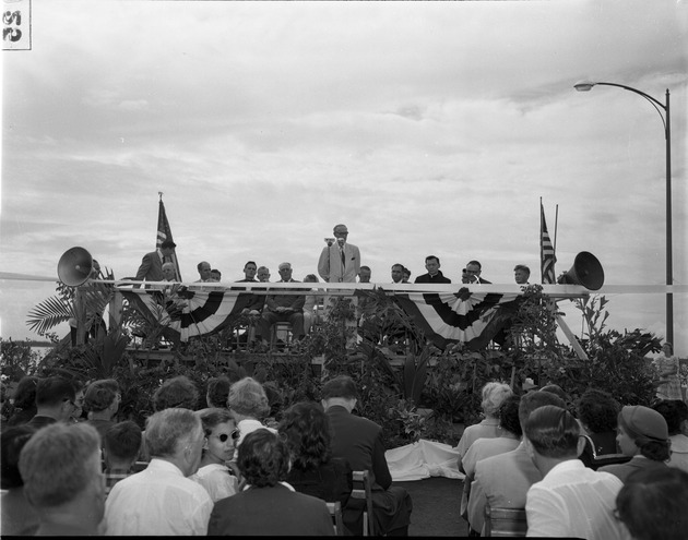 Broad Causeway Bridge opening ceremony speaker