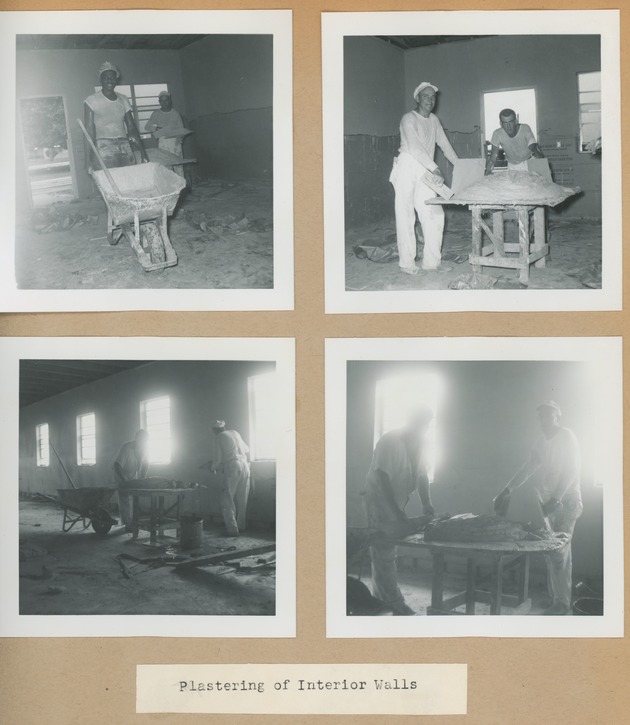 Plastering of interior walls