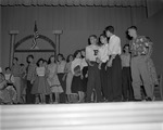 Group of students performing in North Miami High School play