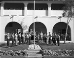 [1951-10-03] W.J. Bryan Elementary students salute the American Flag