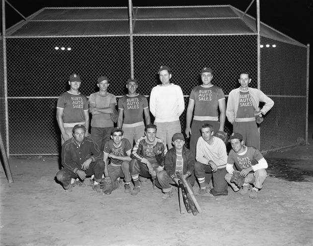 Baseball Team sponsored by Burt's Auto Sales