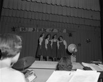Girls' choir sings at North Miami Senior High Hi Jinx of 1958 program