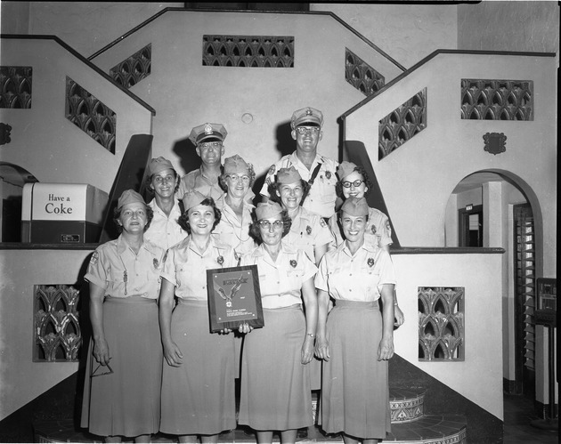 North Miami Safety Council received a 1957 Certificate of Achievement at the City Hall