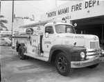 Fire truck 2 by the North Miami Fire Department Sation no.1
