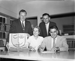 [1959-03-17] Mayor Sasso celebrates National Library Week at the North Miami Public Library