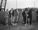 [1965-02-21] Mayor Gissendanner and councilmen participates at the Ocean Outfall groundbreaking ceremony