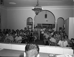[1951-10-23] City Council Chamber Room crowded with citizens of North Miami for the swearing-in ceremony of the new members
