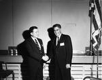 [1959] Dr. Muskat, chairman of Interama, with Mayor Sasso