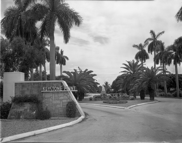Keystone Point neighborhood entrance sign