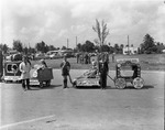 Children line up to participate in 1954 street parade