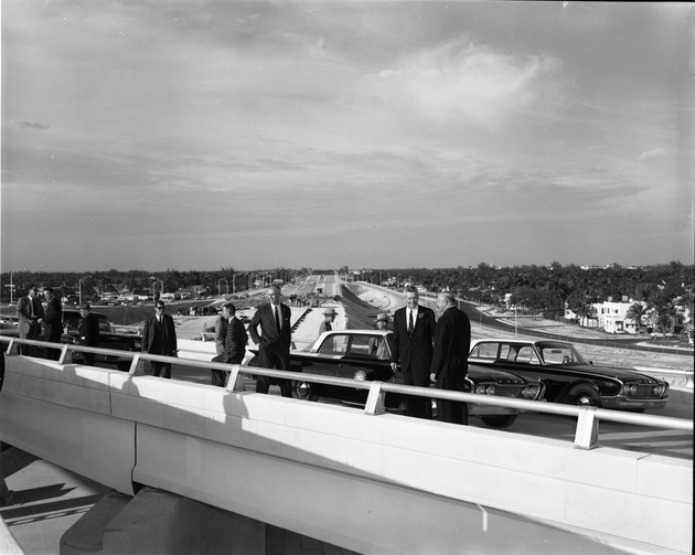 Governor Collins at the opening ceremony of the North-South Expressway