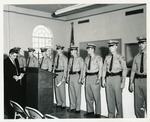 [1961-12-06] Mayor Sasso addressing new officers graduating from third North Miami Police Department academy