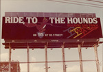 Ride to the Hounds Biscayne Dog Track billboard sign