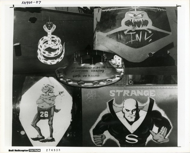 US Army helicopter nose art
